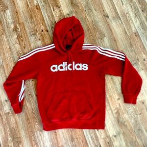 Adidas 3 stripe hoodie